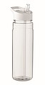 Fľaša na pitie z RPET, 650ml, biele viečko
