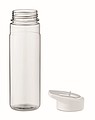 Fľaša na pitie z RPET, 650ml, biele viečko