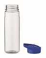 Fľaša na pitie z RPET, 650ml, modré viečko