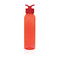 Fľaša na pitie z RPET, 650ml, transparentná červená