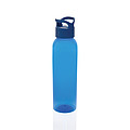 Fľaša na pitie z RPET, 650ml, transparentná modrá