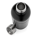 Fľaša na sýtené nápoje z recyklovanej ocele, objem 800 ml, čierna