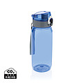 Fľaša na vodu, 600ml, RPET, transparentná modrá