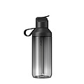 Fľaša na vodu Ocean Bottle GO Clear 710 ml, čierna