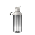 Fľaša na vodu Ocean Bottle GO Clear 710 ml, sivá