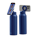 Fľaša na vodu RINGO Pro MagSafe® s magnetickým krúžkom 710 ml, svetlomodrá