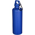 Fľaša na vodu s karabínou z recyklovaného plastu 750 ml, kráľovská modrá