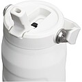Fľaša na vodu s výklopnou slamkou 700 ml, biela