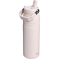 Fľaša na vodu s výklopnou slamkou 700 ml, svetloružová