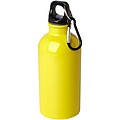 Fľaša na vodu z nehrdzavejúcej ocele s karabínou 400ml, žltá