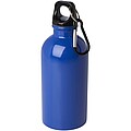 Fľaša na vodu z nerezovej ocele s karabínou 400 ml, kráľovská modrá