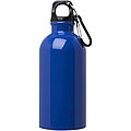 Fľaša na vodu z nerezovej ocele s karabínou 400 ml, kráľovská modrá