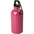Fľaša na vodu z nerezovej ocele s karabínou 400 ml, ružová