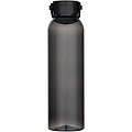 Fľaša na vodu z recyklovaného plastu 630ml, čierna