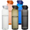 Fľaša na vodu z recyklovaného plastu 630ml, čierna