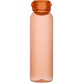 Fľaša na vodu z recyklovaného plastu 630ml, oranžová