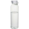 Fľaša na vodu z recyklovaného plastu 630ml, priehľadná