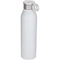 Fľaša na vodu z recyklovanej nehrdzavejúcej ocele 650ml, biela