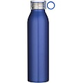 Fľaša na vodu z recyklovanej nehrdzavejúcej ocele 650ml, kráľovská modrá