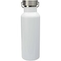 Fľaša na vodu z recyklovanej nehrdzavejúcej ocele vhodná na sublimačný potlač 500ml, biela