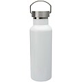 Fľaša na vodu z recyklovanej nehrdzavejúcej ocele vhodná na sublimačný potlač 500ml, biela