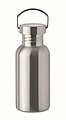 Fľaša s jednou stenou 500 ml, strieborná
