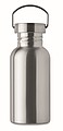 Fľaša s jednou stenou 500 ml, strieborná