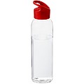 Fľaša Sky 650 ml, transparentná/červená