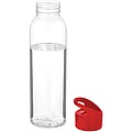 Fľaša Sky 650 ml, transparentná/červená