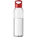 Fľaša Sky 650 ml, transparentná/červená