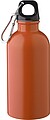 Fľaša z recyklovanej nerezovej ocele 400 ml, oranžová