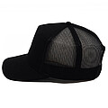 GEITA päťpanelová šiltovka v štýle snapback, čierna