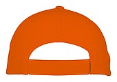 GILES Šesťpanelová šiltovka, oranžová