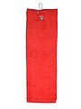 Golfový uterák na golf 40x50 cm, 450 g/m2, červená