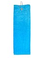 Golfový uterák na golf 40x50 cm, 450 g/m2, tyrkysová