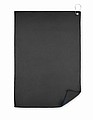 Golfový uterák z RPET polyesteru, čierny