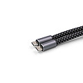 GOSTADIN Šnúrka na zápästie na mobil s nabíjacím káblom BrandCharger, gun metal