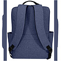 GRS recyklovaný batoh na notebook veľkosti 15” (38 cm), 15 l Libra, tmavomodrý melír