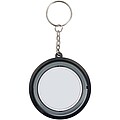 Gyroskopický fidget prívesok na kľúče z recyklovaného plastu, čierna