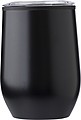 HEFROS Cestovný pohár z nerezovej ocele, 300 ml, čierna