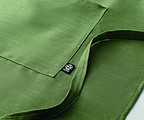 HEMP Kuchárska zástera z konopnej látky, zelená
