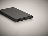 Hliníková powerbanka 4000mAh, čierna