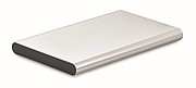 Hliníková powerbanka 4000mAh, strieborná
