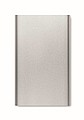 Hliníková powerbanka 4000mAh, strieborná