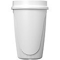 Hrnček s 360° viečkom 350 ml, biela