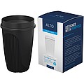 Hrnček s 360° viečkom 350 ml, čierna