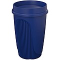 Hrnček s 360° viečkom 350 ml, modrá