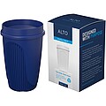 Hrnček s 360° viečkom 350 ml, modrá