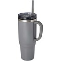 Hrnček so slamkou 1200 ml, sivá