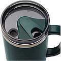 Hrnček so slamkou 1200 ml, sýto zelená